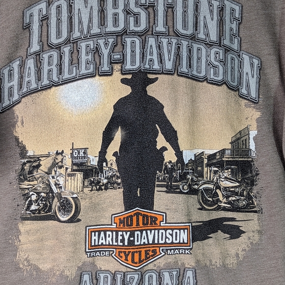 Harley Davidson Arizona Tombstone Gunslinger Tshirt Unisex M-L - Picture 3 of 15
